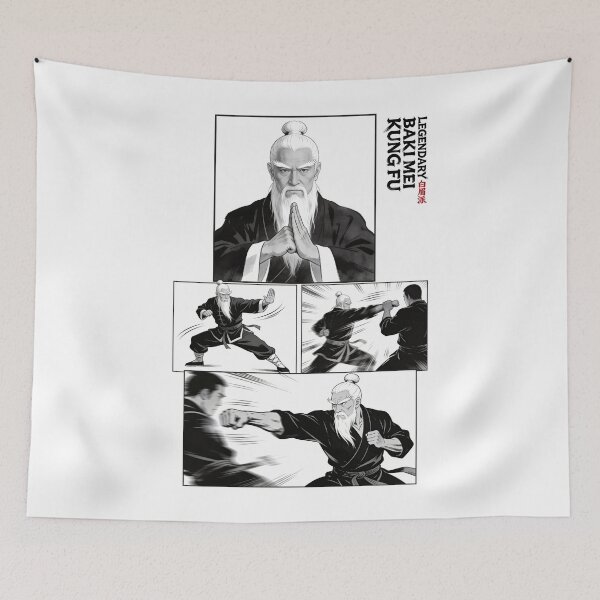 Item preview, Legendary Bak Mei Kung Fu Action designed and sold by 8FistsofTees.