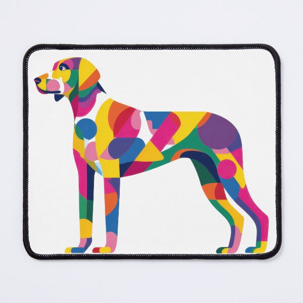 Item preview, Dog standing in colorful design designed and sold by anytka.