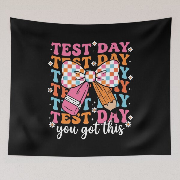 Item preview, Test Day Pencil Bow Motivation for Girls designed and sold by KroghDs.