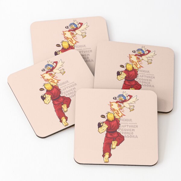 Item preview, Fire Uppercut Bird Catch - Retro Arcade Martial Arts Mashup designed and sold by MrGlayga.
