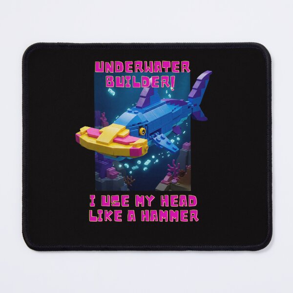 Item preview, Underwater Builder - Hammerhead Shark Toy Brick Art designed and sold by SlavicKemp.