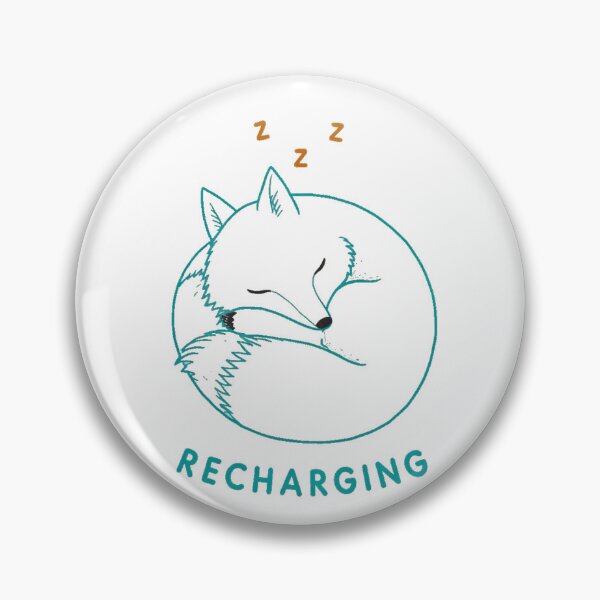 Item preview, Sleeping Fox Recharging Single Line Art Cozy T-Shirt designed and sold by etuvibes.