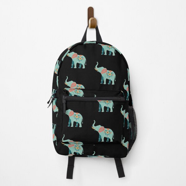 Item preview, Floral Folk Art African Elephant – Scandinavian Folk Art by heidiannemorris © designed and sold by FOLK ART FUSION by heidiannemorris.
