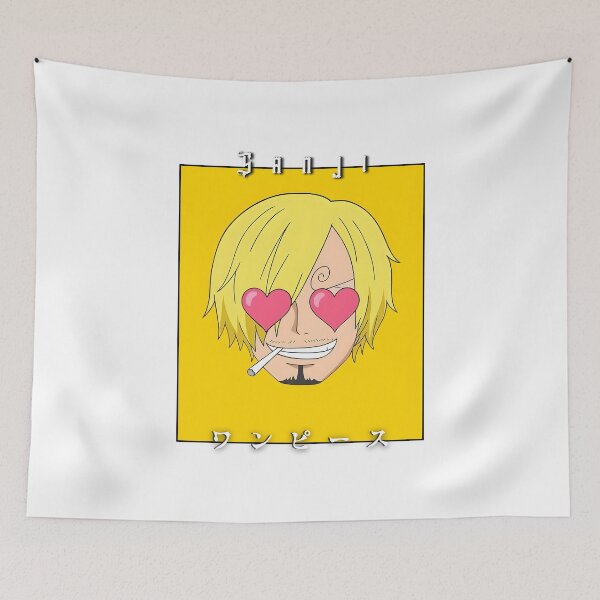 Item preview, Sanji Heart Eyes One Piece Anime Aesthetic Art designed and sold by lamiarte.