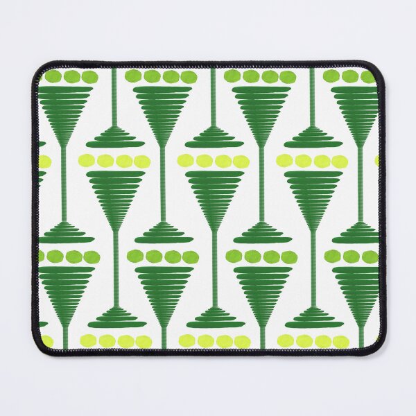 Item preview, Martini and Olives (Bottle Green) designed and sold by ArtyFridgees.
