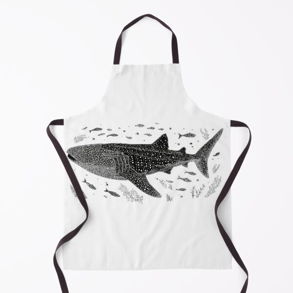Item preview, Shark swimming in ocean with fish designed and sold by anytka.