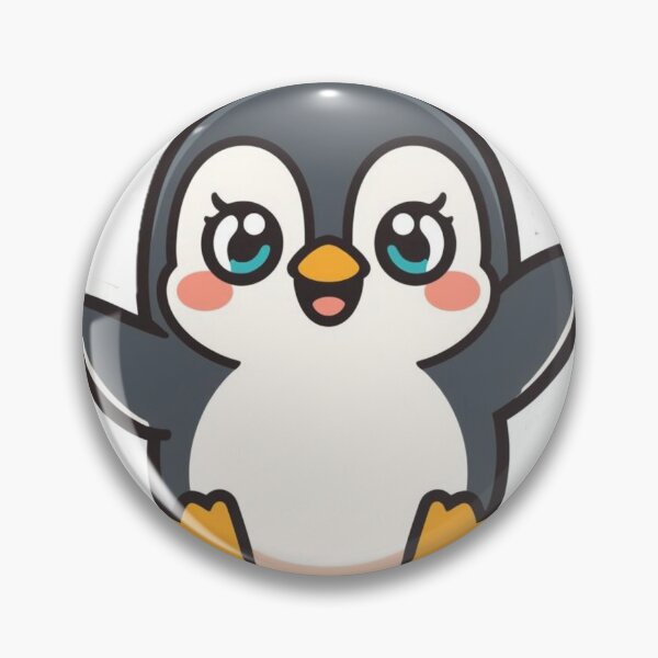 Item preview, Cute Penguin Sticker – Adorable Cartoon Penguin Illustration designed and sold by DzA-stickers.