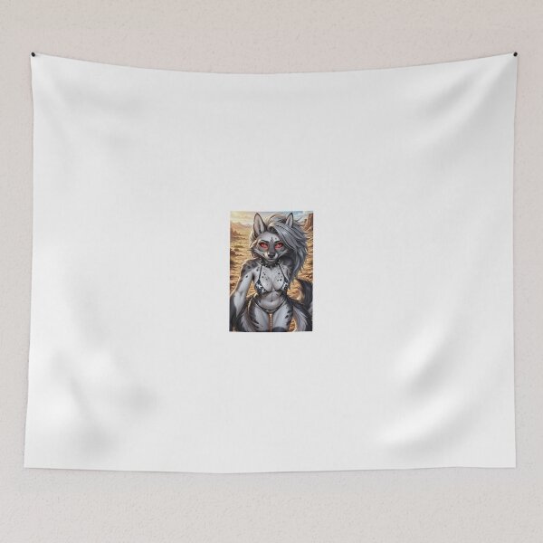 Item preview, loona spotted hyena wearing bikini in the desert designed and sold by CathryneDelamort.