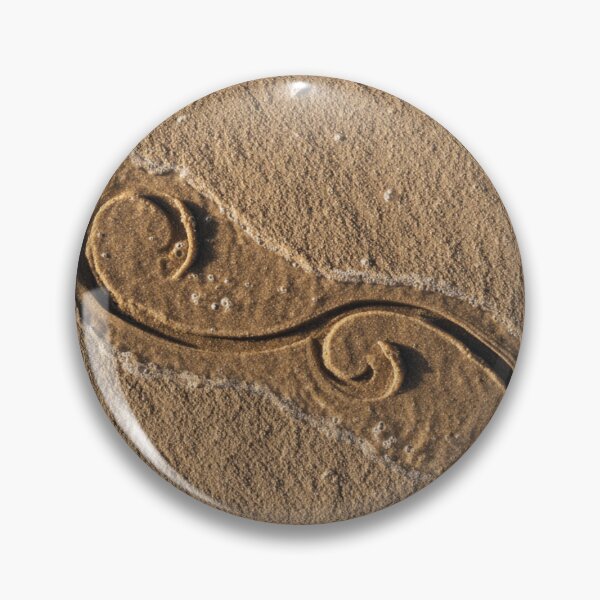 Item preview, Abstract Wave Flourish Sand Drawing designed and sold by chase-thewave.