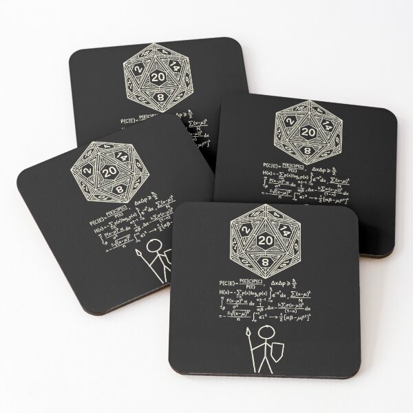 Item preview, Complex D20 vs Simple Stick Figure Funny RPG Art designed and sold by EKHOAISTORE.