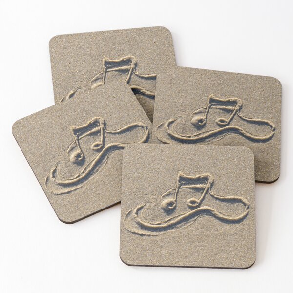 Item preview, Musical Notes With Artistic Sand Swirl designed and sold by chase-thewave.