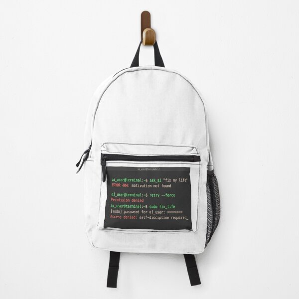 Item preview, Sudo Fix Life - Funny AI Terminal Window Error 404 Motivation Not Found designed and sold by Arts Paradise.