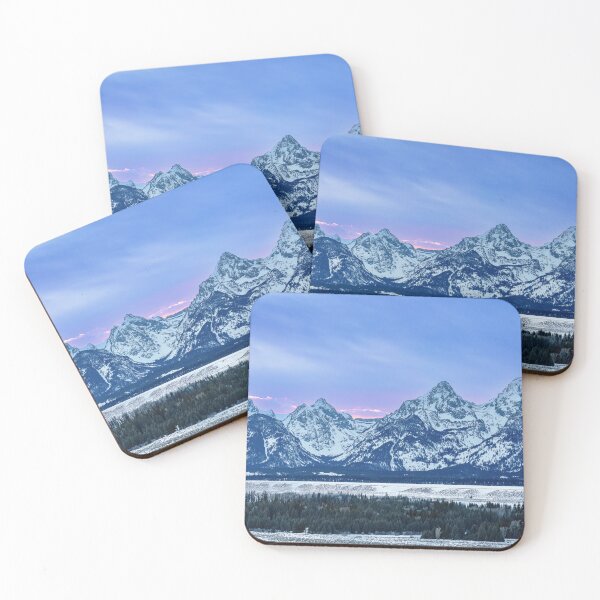Item preview, Winter Afterglow — Grand Teton Sunset Panorama  designed and sold by Brian Kerls Photography.