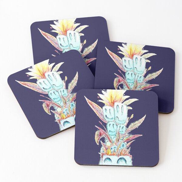 Item preview, Acid Flower Smileys - Surreal Streetwear Graphic Design designed and sold by Odd shloox.