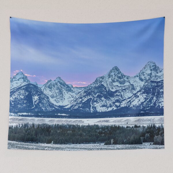 Item preview, Winter Afterglow — Grand Teton Sunset Panorama  designed and sold by Brian Kerls Photography.