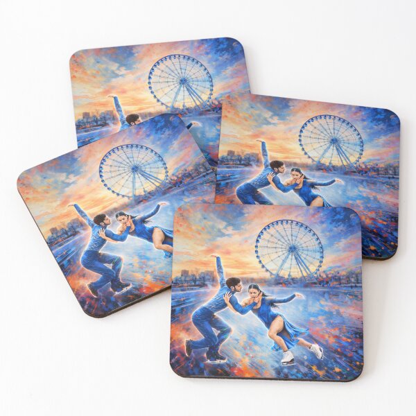 Item preview, Ice Dance at La Grande Roue - Guillaume Cizeron & Laurence Fournier  designed and sold by origin-arthouse.