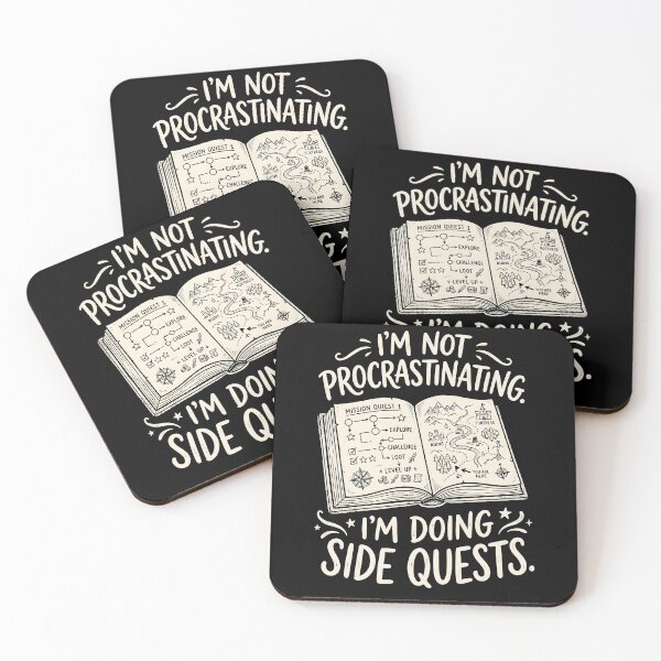 Item preview, I'm Not Procrastinating I'm Doing Side Quests Graphic designed and sold by EKHOAISTORE.