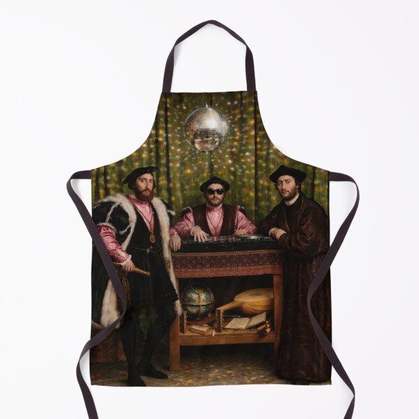 Item preview, The Two Disco Ambassadors - Inspired by Hans Holbein the Younger (1497–1543), Accompanied by the DJ Who Refused to Leave. designed and sold by TheArtsyFrogs.
