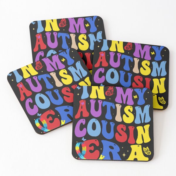 Item preview, In My Autism Cousin Era Autism Awareness Family Support designed and sold by GrumpySableye.