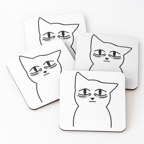 Item preview, Tired cat with tired eyes designed and sold by iwdgsk55.
