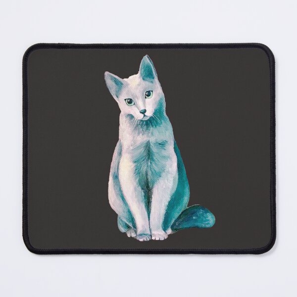 Item preview, BLUE CAT DREAM Pop Art | Cute Cat Painting | Aesthetic Design | Gift Idea designed and sold by BlueberrySwan.