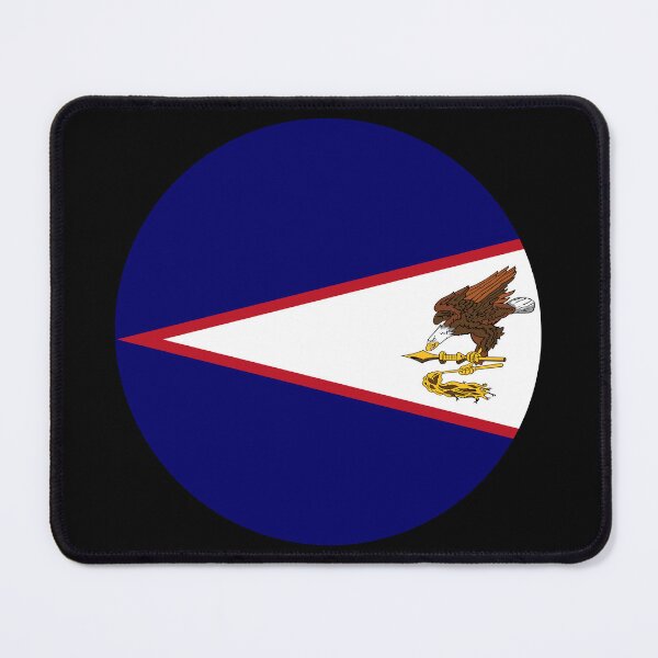 Item preview, American Samoa Round Flag Samoan Patriotic Heritage designed and sold by NTGUILTY.