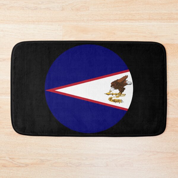 Item preview, American Samoa Round Flag Samoan Patriotic Heritage designed and sold by NTGUILTY.