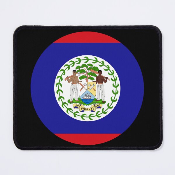 Item preview, Belize Round Flag Belizean Patriotic Heritage designed and sold by NTGUILTY.