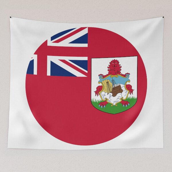 Item preview, Bermuda Round Flag Bermudian Patriotic Heritage designed and sold by NTGUILTY.