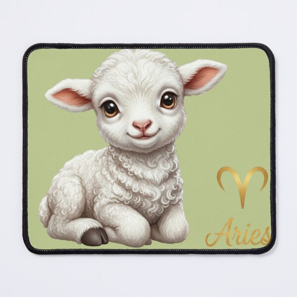 Item preview, Cute Aries Lamb –  Zodiac Ram Illustration designed and sold by EnlightArt.