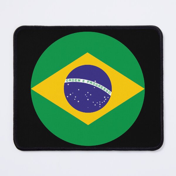 Item preview, Brazil Round Flag Brazilian Patriotic Heritage designed and sold by NTGUILTY.