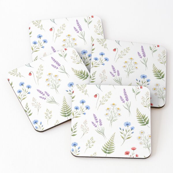 Item preview, Delicate Wildflower Botanical Pattern designed and sold by blankTeeShirt.