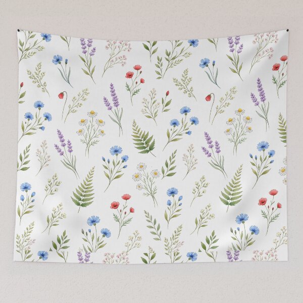Item preview, Delicate Wildflower Botanical Pattern designed and sold by blankTeeShirt.