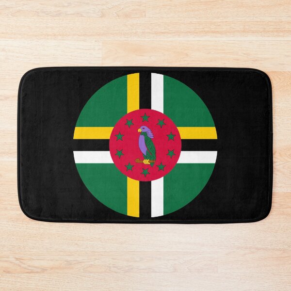 Item preview, Dominica Round Flag Dominican Patriotic Heritage designed and sold by NTGUILTY.