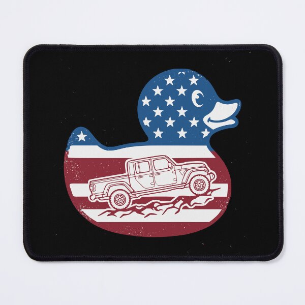 Item preview, USA Flag Rubber Duck with Gladiator JT Pickup 4x4 Graphic designed and sold by Off-Road-Zone.
