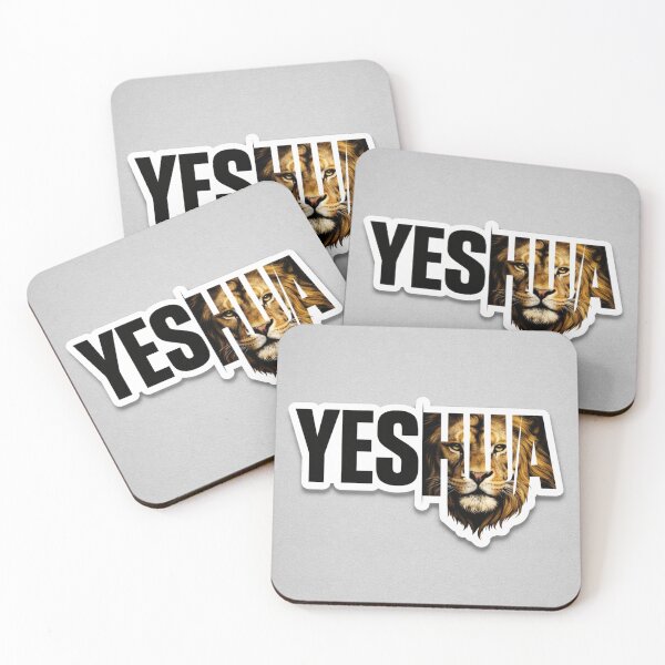 Item preview, Yeshua Lion of Judah – Bold Christian Faith Design with Majestic Lion” designed and sold by WorkVibe Studio.