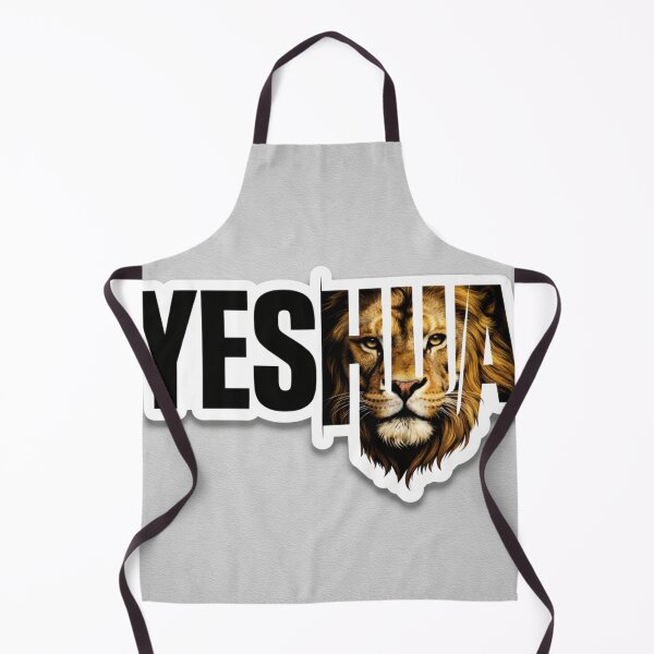Item preview, Yeshua Lion of Judah – Bold Christian Faith Design with Majestic Lion” designed and sold by WorkVibe Studio.