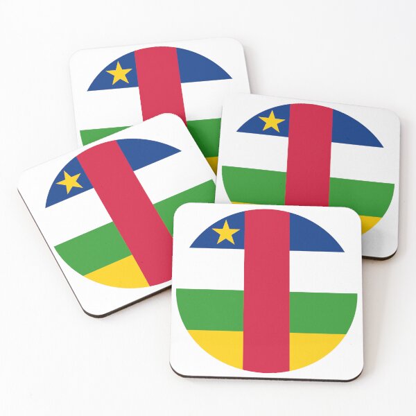Item preview, Central African Republic Round Flag Patriotic Heritage designed and sold by NTGUILTY.