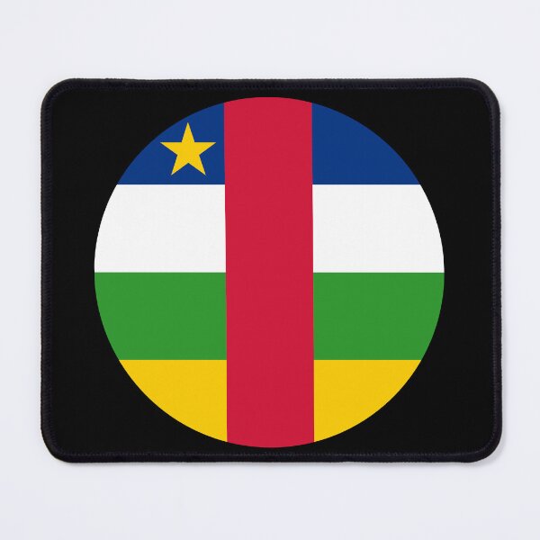 Item preview, Central African Republic Round Flag Patriotic Heritage designed and sold by NTGUILTY.