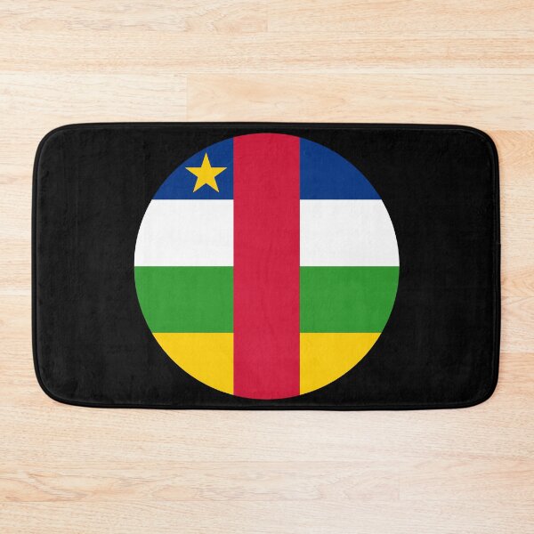 Item preview, Central African Republic Round Flag Patriotic Heritage designed and sold by NTGUILTY.
