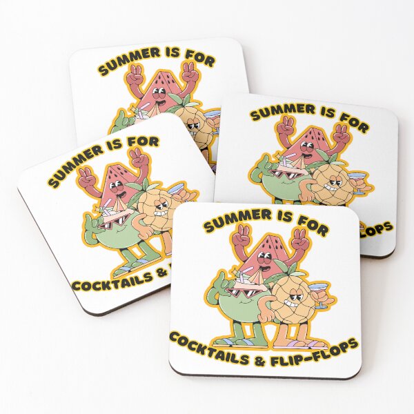 Item preview, Summer Is For Cocktails Flip Flops Fruit Party Design designed and sold by The-Melon-Cart.