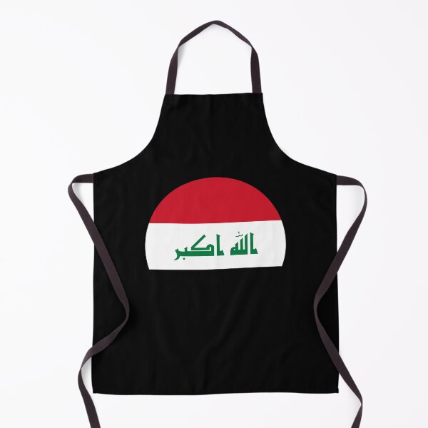 Item preview, Iraq Round Flag Iraqi Patriotic Heritage designed and sold by NTGUILTY.