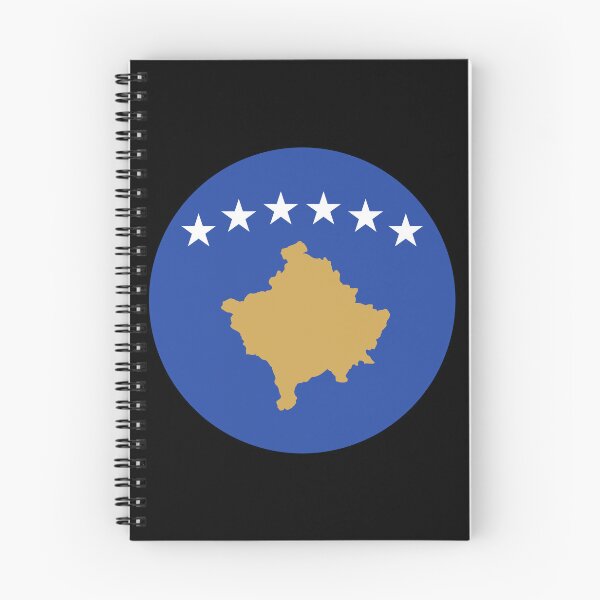 Item preview, Kosovo Round Flag Kosovar Patriotic Heritage designed and sold by NTGUILTY.