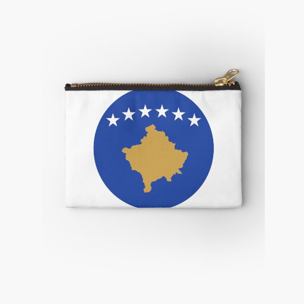 Item preview, Kosovo Round Flag Kosovar Patriotic Heritage designed and sold by NTGUILTY.