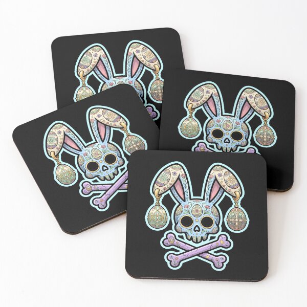 Item preview, Bunny Skull Shirt – Edgy Easter Crossbones Rabbit Tee designed and sold by relso.