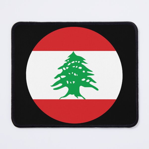 Item preview, Lebanon Round Flag Lebanese Patriotic Heritage designed and sold by NTGUILTY.