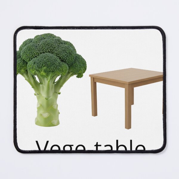 Item preview, Vege-Table: Fun Broccoli and Minimalist Table designed and sold by FunnyDesigns221.