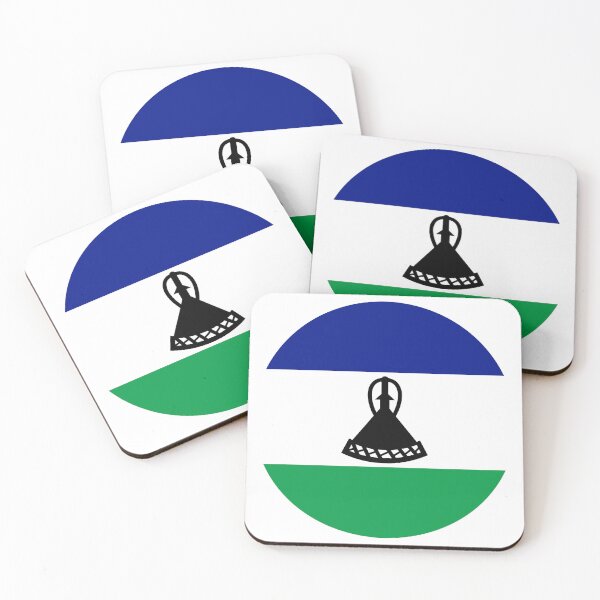 Item preview, Lesotho Round Flag Basotho Patriotic Heritage designed and sold by NTGUILTY.