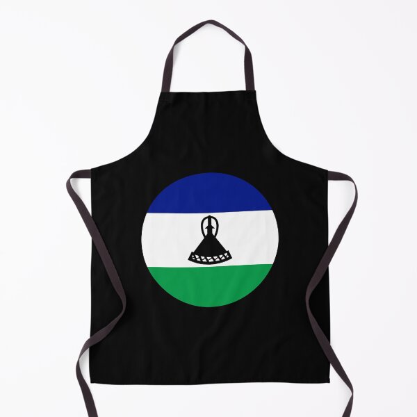 Item preview, Lesotho Round Flag Basotho Patriotic Heritage designed and sold by NTGUILTY.