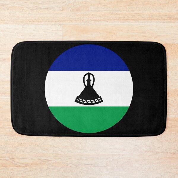 Item preview, Lesotho Round Flag Basotho Patriotic Heritage designed and sold by NTGUILTY.